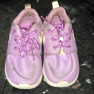 purple Nike Toddle Sneakers